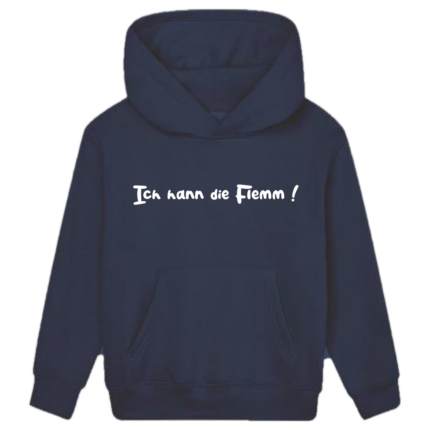 Ich hann die Flemm Hoodie Kids weiße Optik