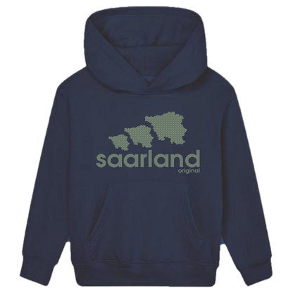 Saarland Dreier Hoodie Kids Blechoptik