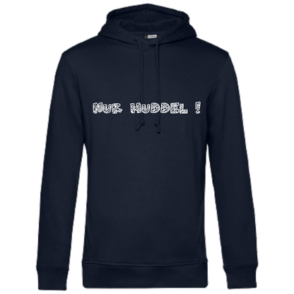 Nur Huddel ! Hoodie - UNISEX - Weiße Optik