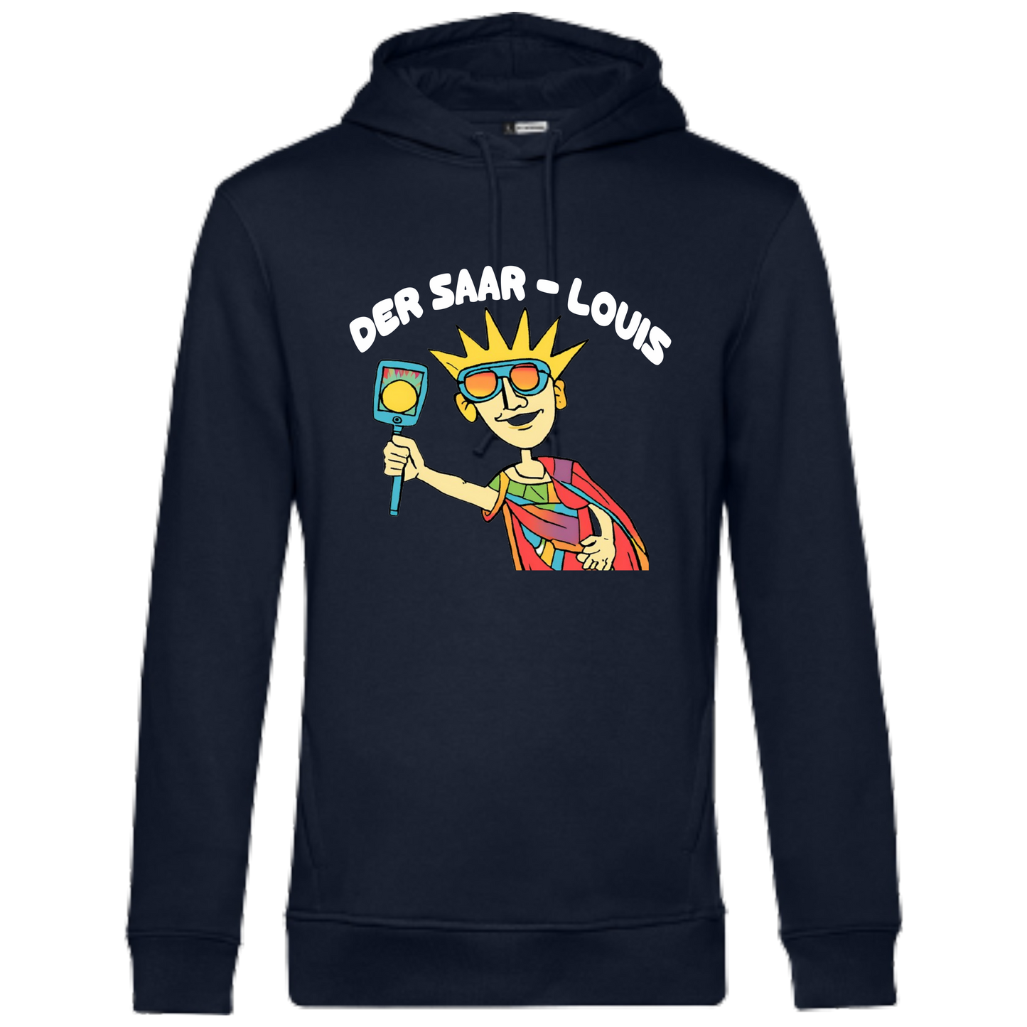 DER SAAR - LOUIS Hoodie - UNISEX - Weiße Optik