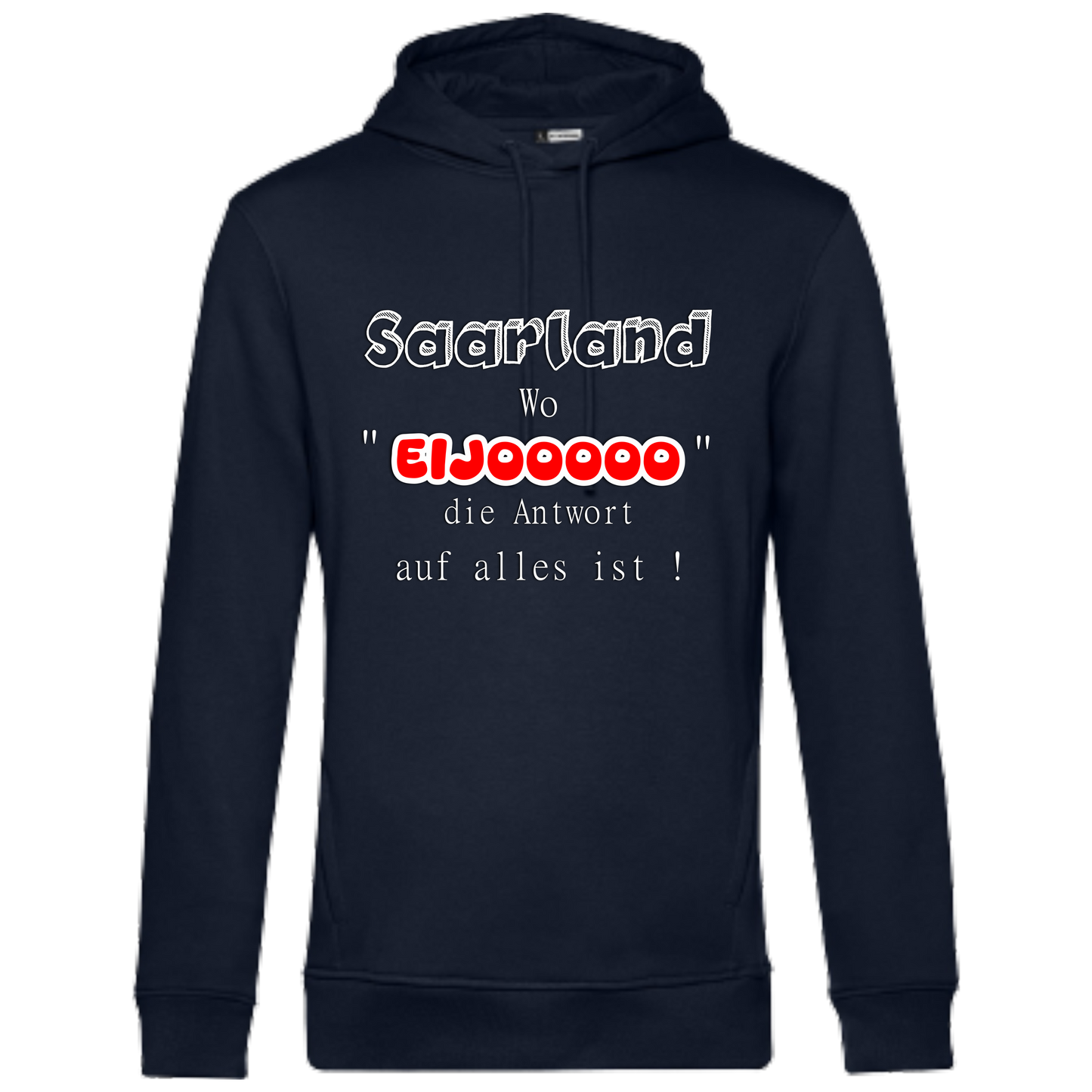 EIJOOOOO Hoodie - UNISEX - Weiße Optik