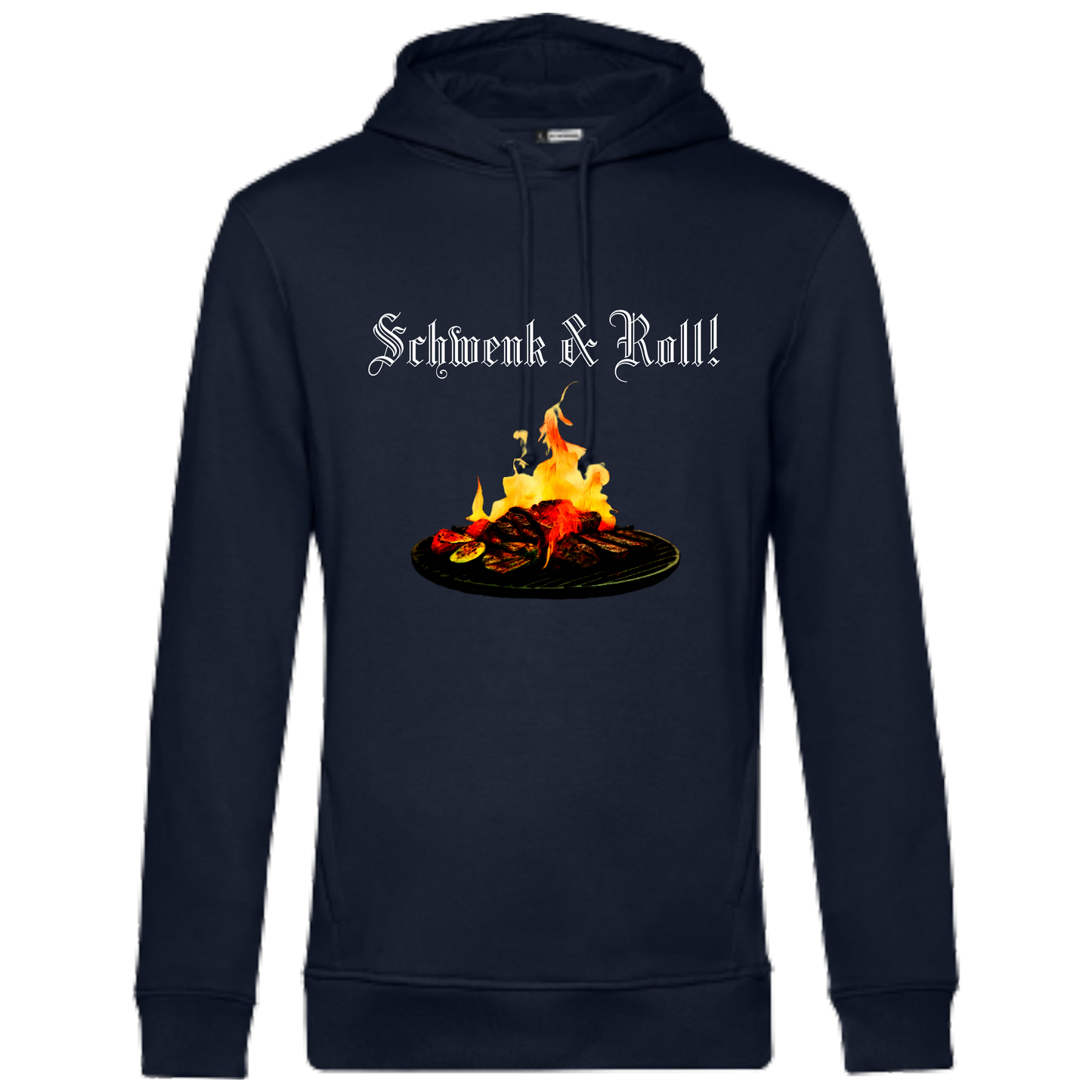 Schwenk & Roll Hoodie - UNISEX - Weiße Optik