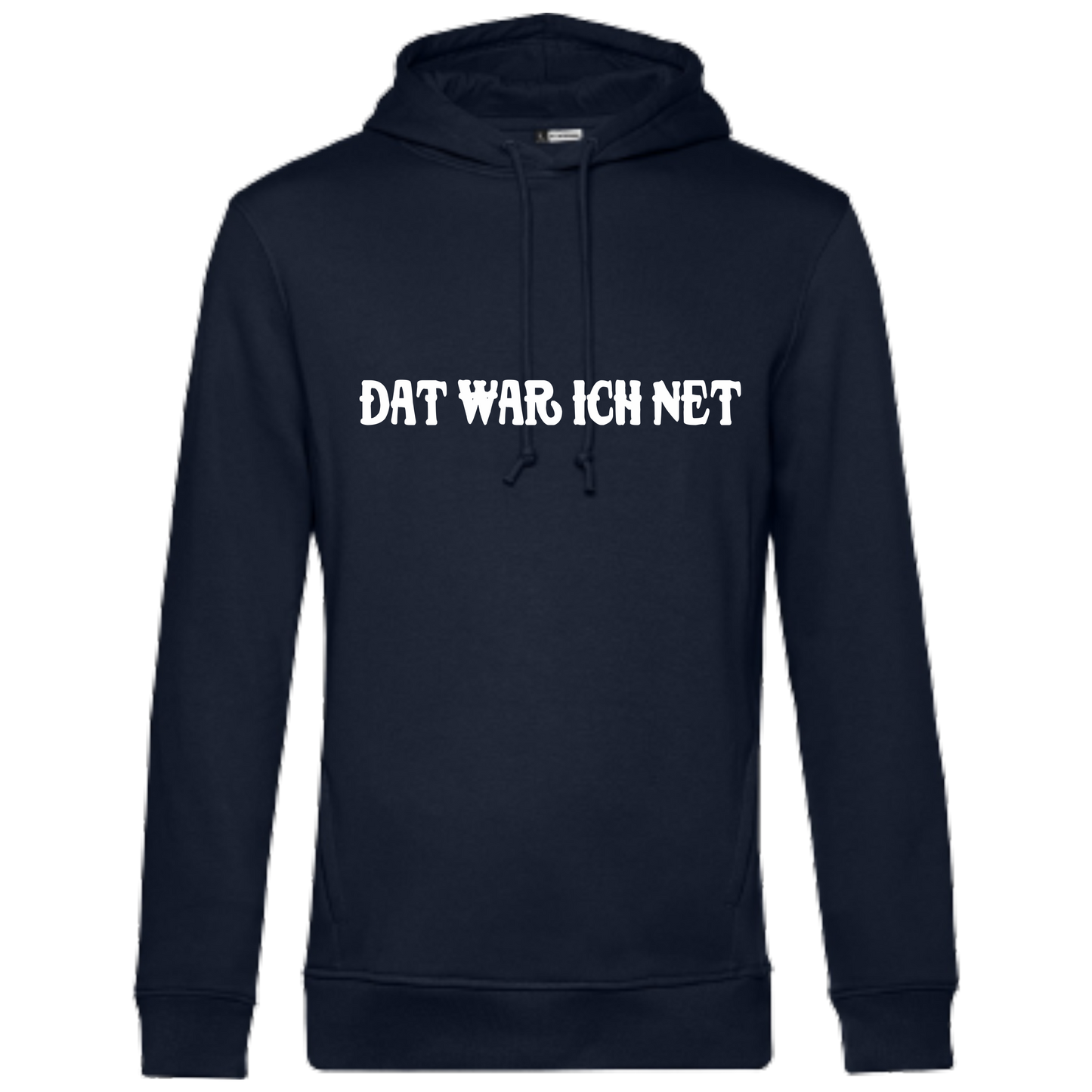 Dat war ich net Hoodie - UNISEX - Weiße Optik