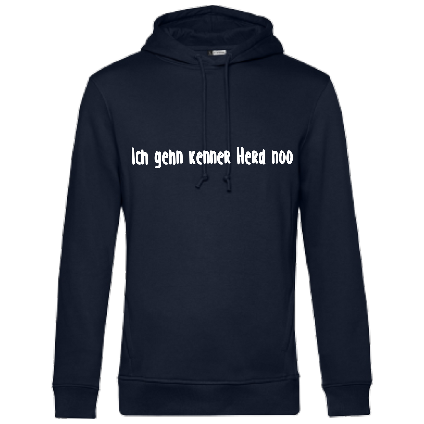 Ich gehn kenner Herd noo Hoodie - UNISEX - Weiße Optik