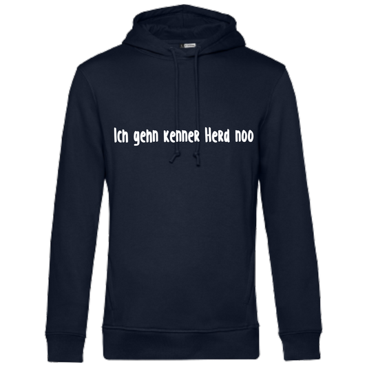 Ich gehn kenner Herd noo Hoodie - UNISEX - Weiße Optik