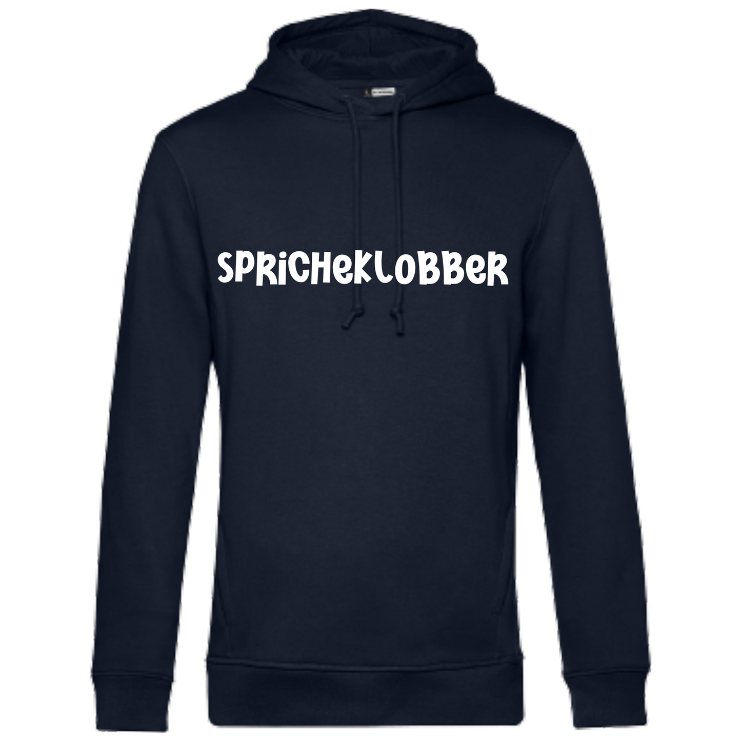 Spricheklobber Hoodie - UNISEX - Weiße Optik