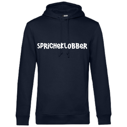 Spricheklobber Hoodie - UNISEX - Weiße Optik