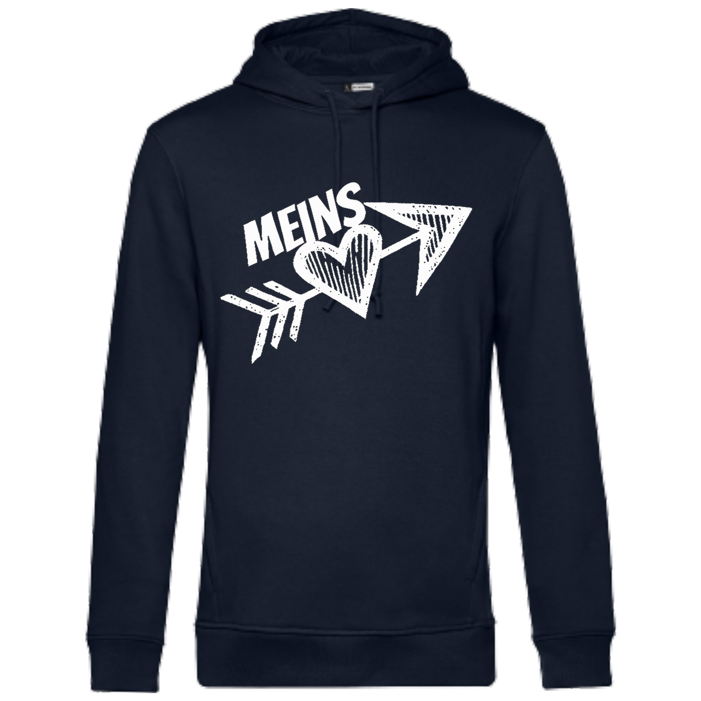 Meins Hoodie - UNISEX - Weiße Optik