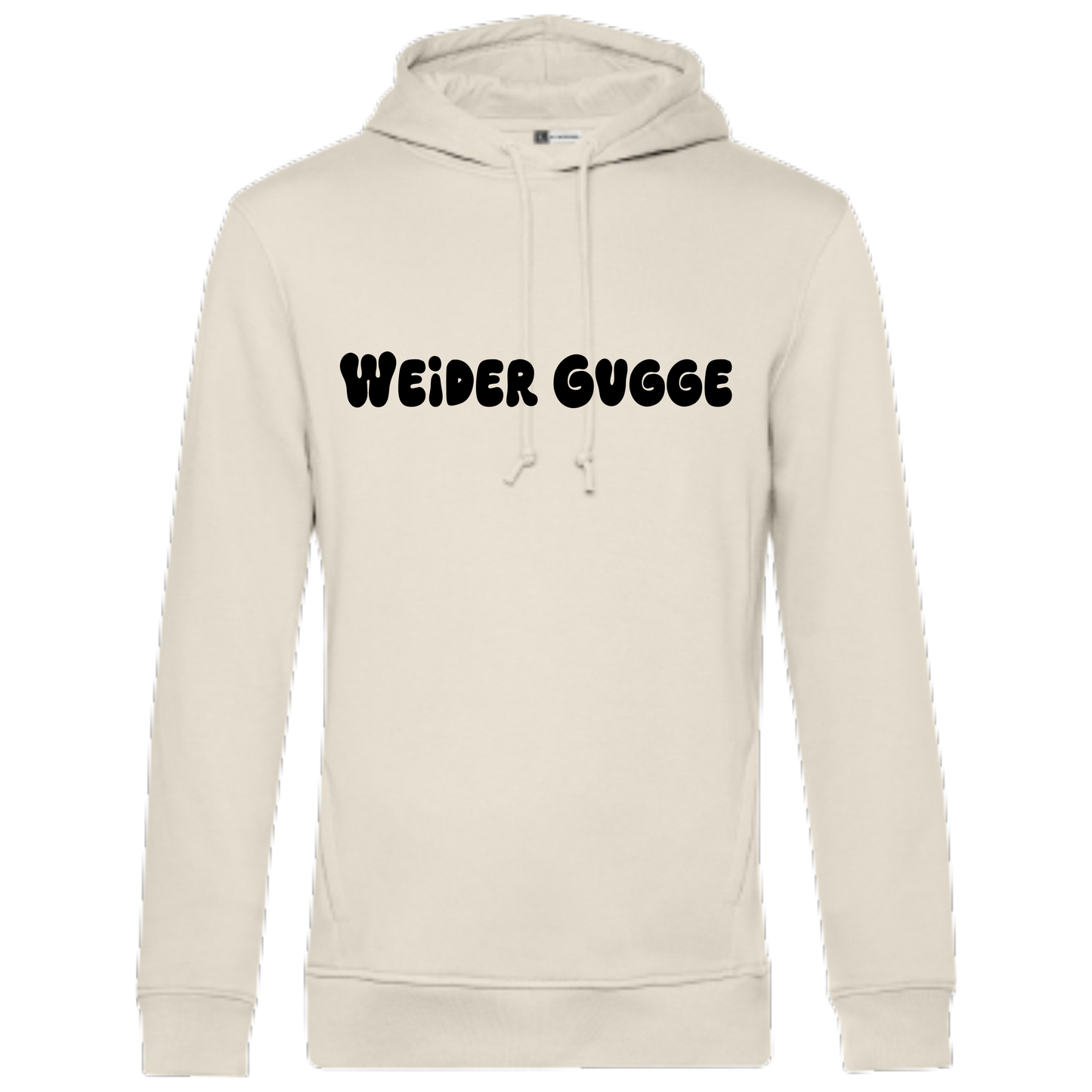 Weider gugge Hoodie - UNISEX - Schwarze Optik