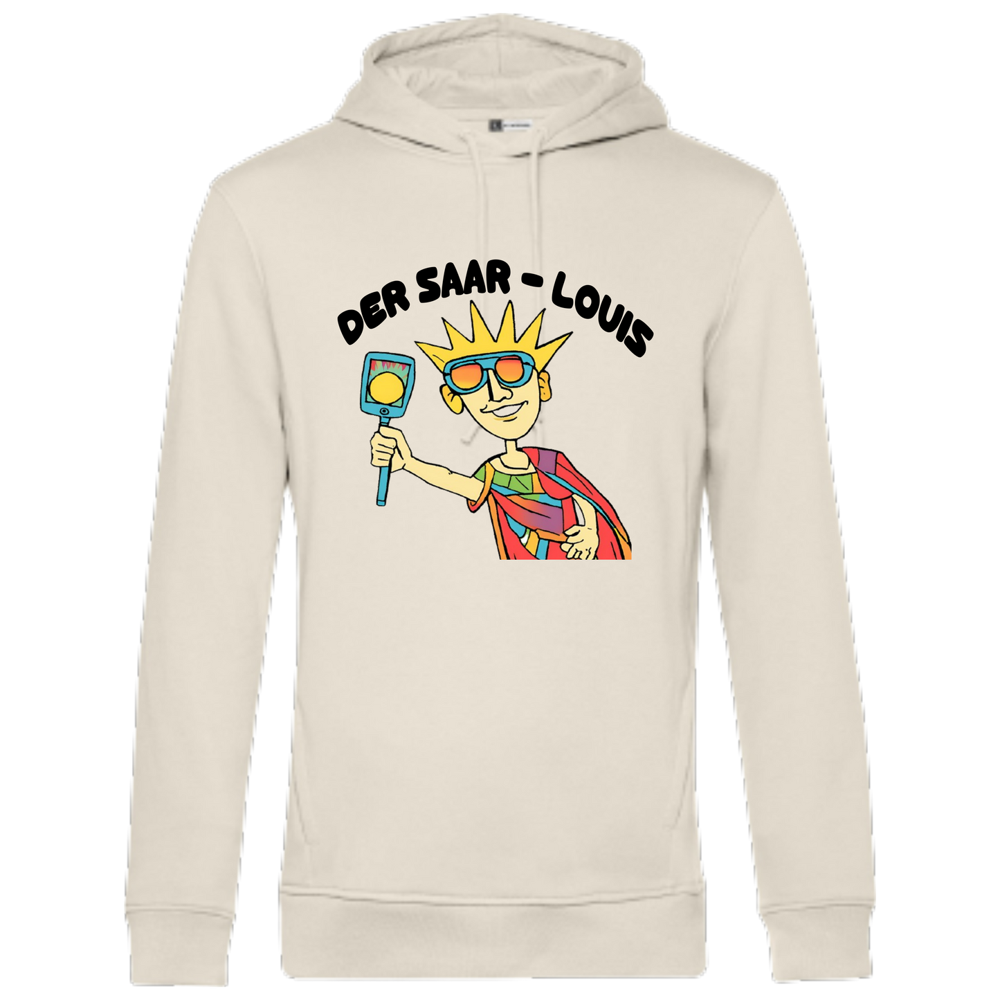 DER SAAR - LOUIS Hoodie - UNISEX - Schwarze Optik