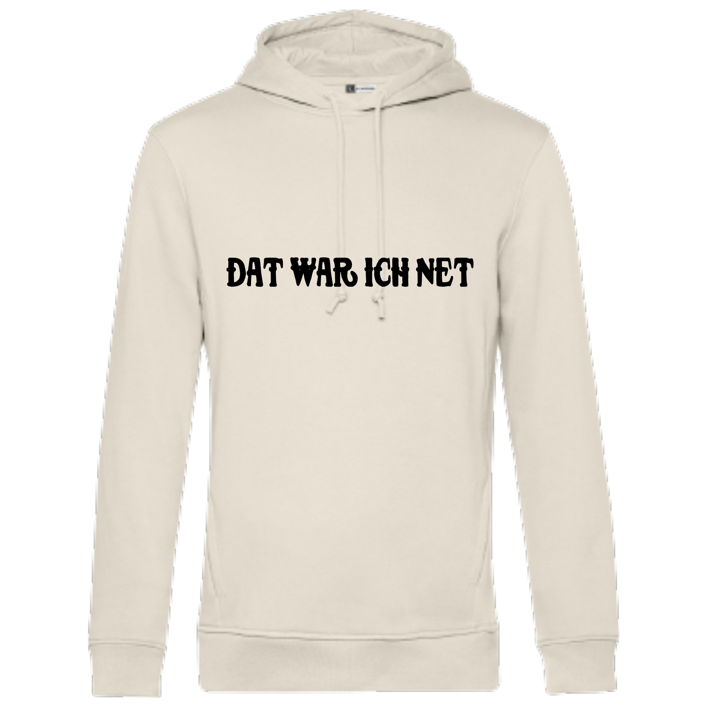 Dat war ich net Hoodie - UNISEX - Schwarze Optik