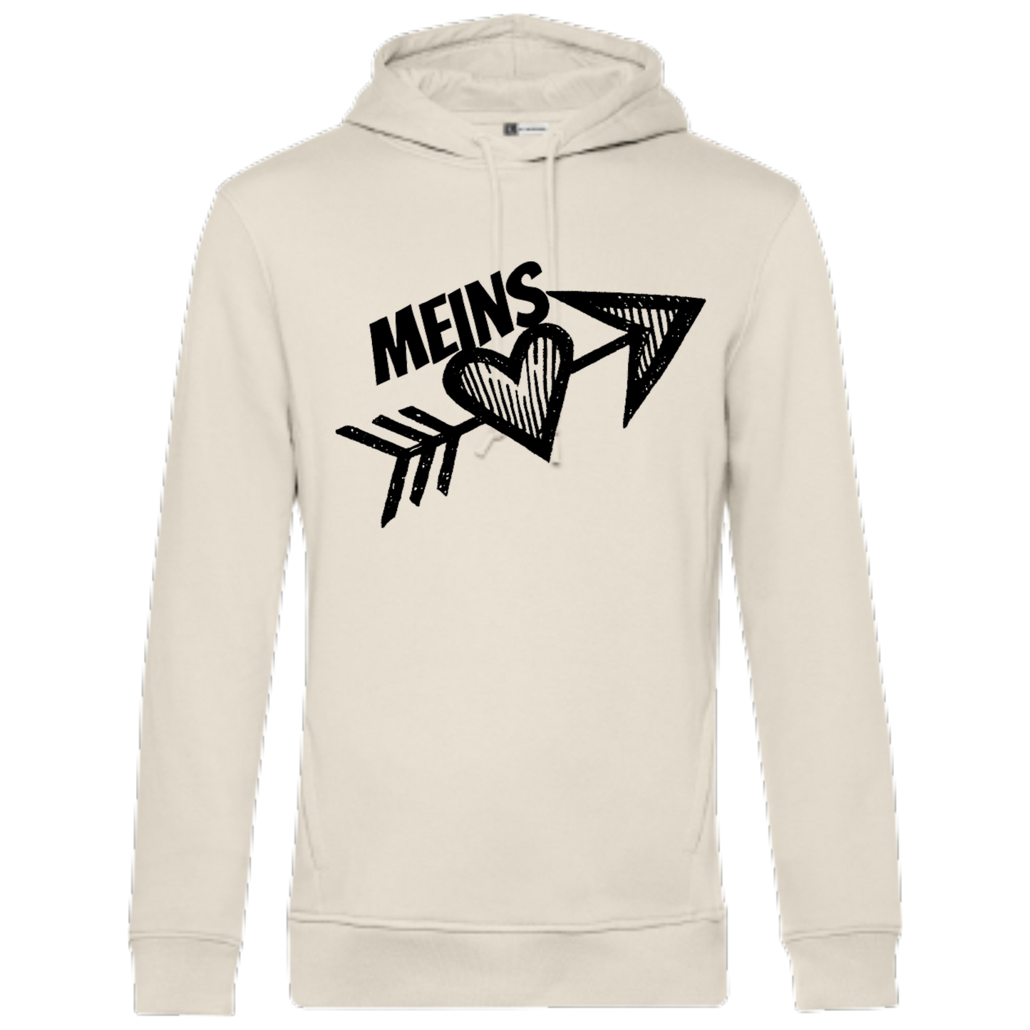 Meins Hoodie - UNISEX - Schwarze Optik