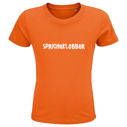 Spricheklobber Shirt Kids - versch.Farben - Unisex - Weiße Optik