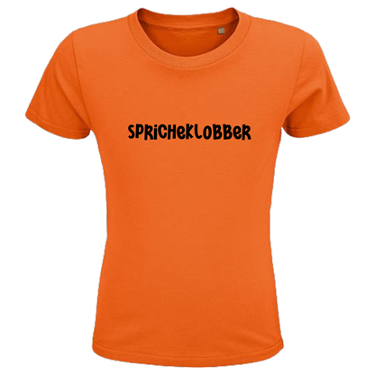 Spricheklobber Shirt Kids - versch.Farben - Unisex - Schwarze Optik