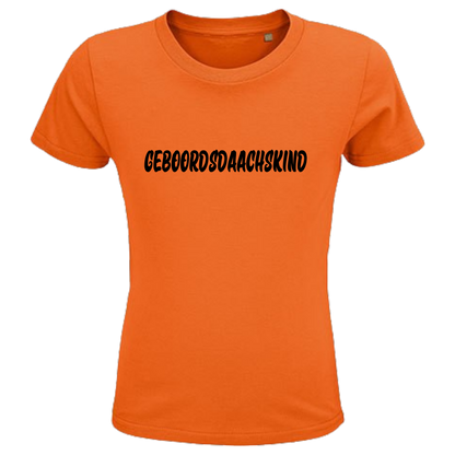 Geboordsdaachskind Shirt Kids - versch.Farben - Unisex - Schwarze Optik