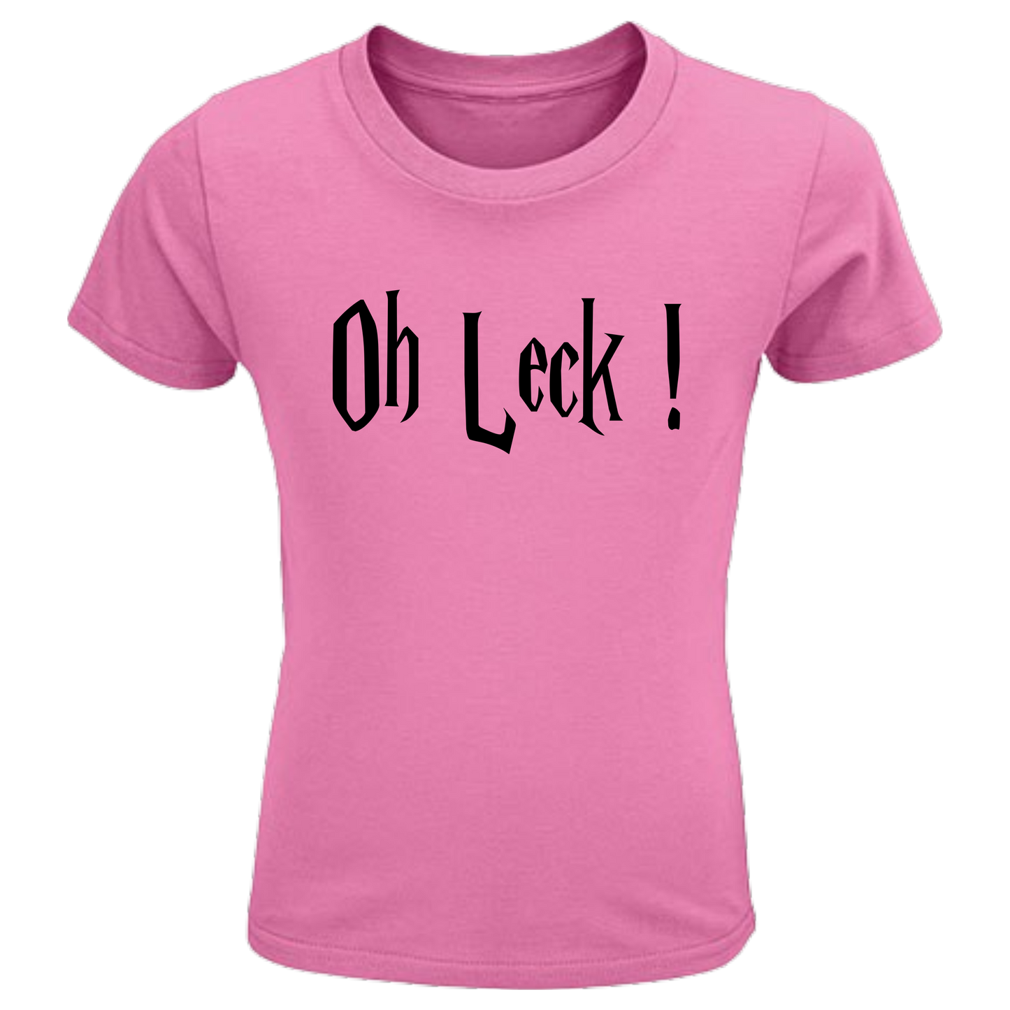 Oh Leck Shirt Kids - versch.Farben - Unisex - Schwarze Optik