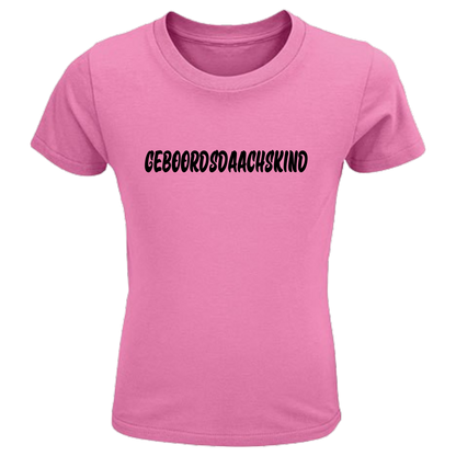 Geboordsdaachskind Shirt Kids - versch.Farben - Unisex - Schwarze Optik