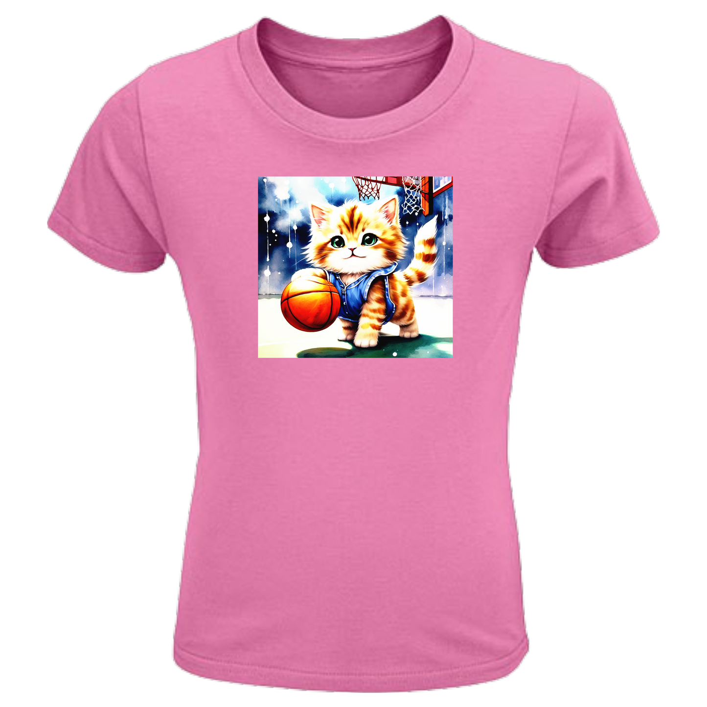 Die Basketballkatze Shirt Kids