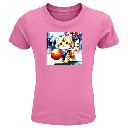 Die Basketballkatze Shirt Kids