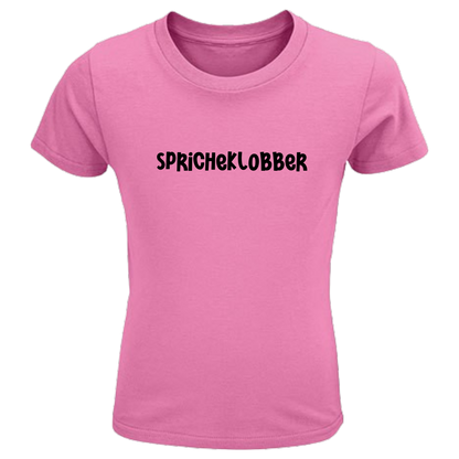 Spricheklobber Shirt Kids - versch.Farben - Unisex - Schwarze Optik