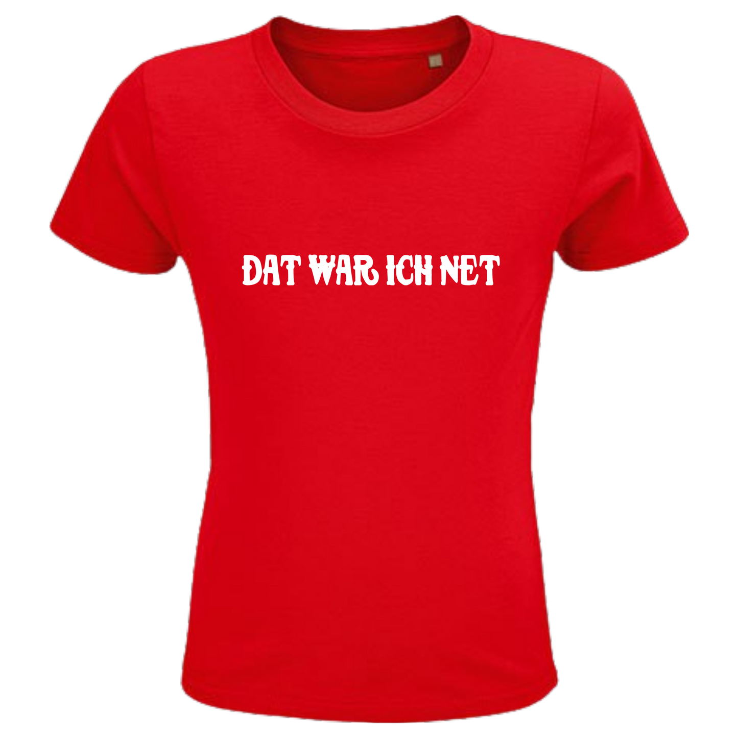 Dat war ich net  Shirt Kids - versch.Farben - Unisex - Weiße Optik