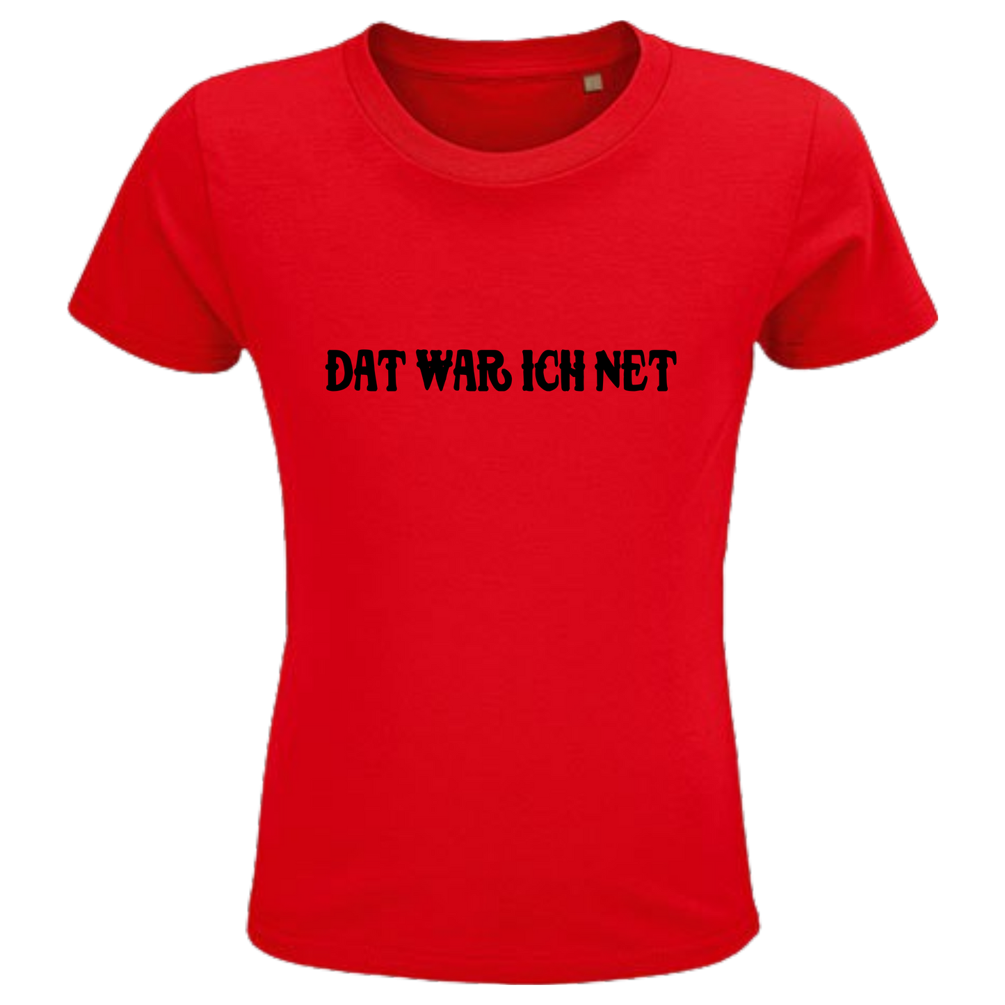 Dat war ich net Shirt Kids - versch.Farben - Unisex - Schwarze Optik