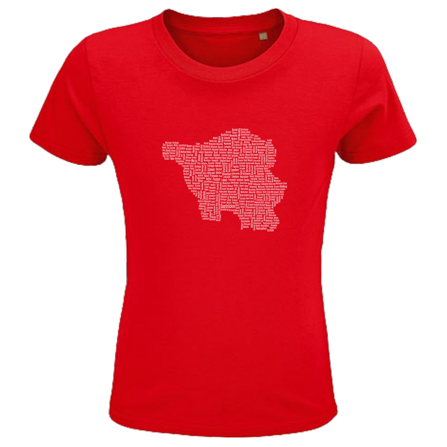 Saarland Original Shirt Kids - versch.Farben - Unisex - Weiße Optik