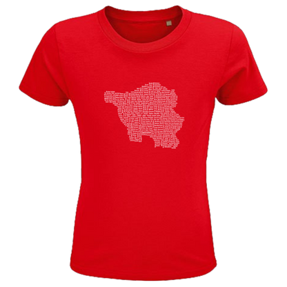 Saarland Original Shirt Kids - versch.Farben - Unisex - Weiße Optik