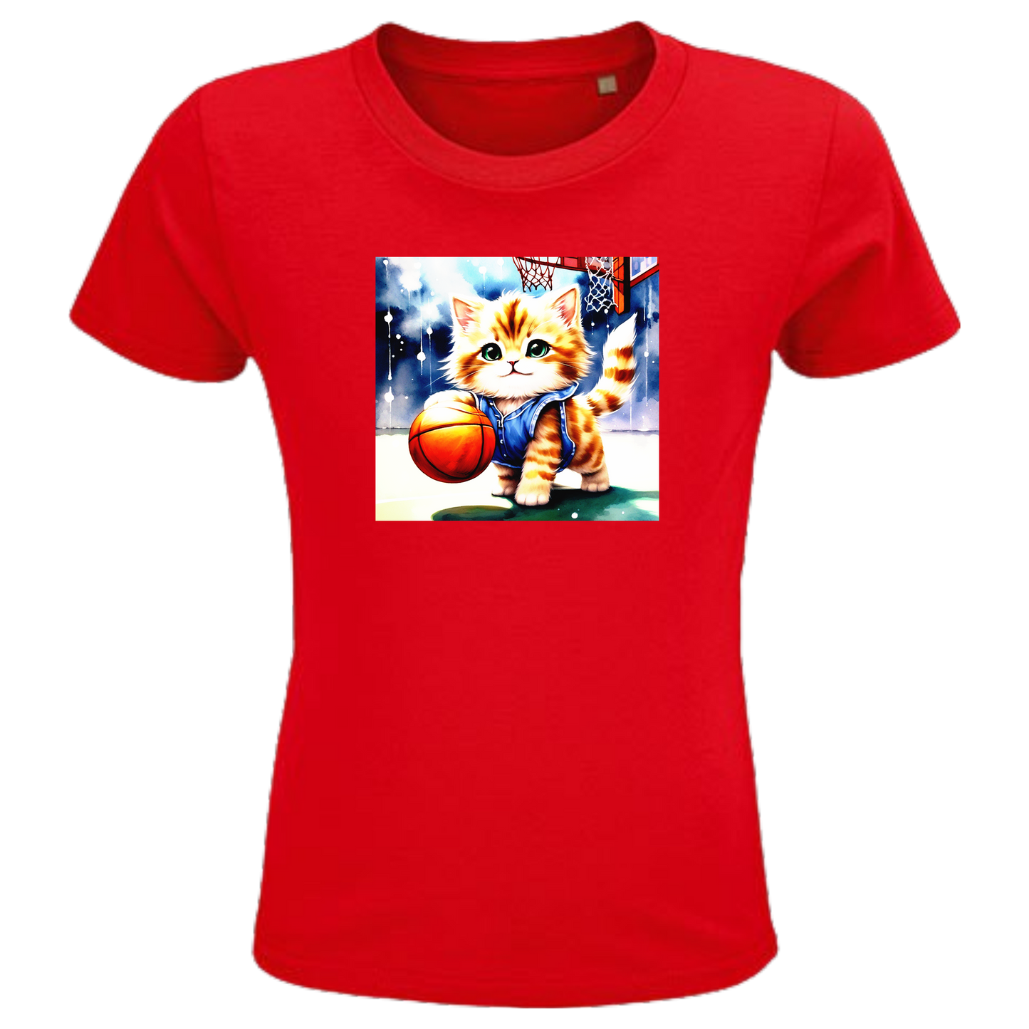 Die Basketballkatze Shirt Kids