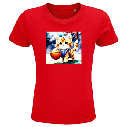 Die Basketballkatze Shirt Kids