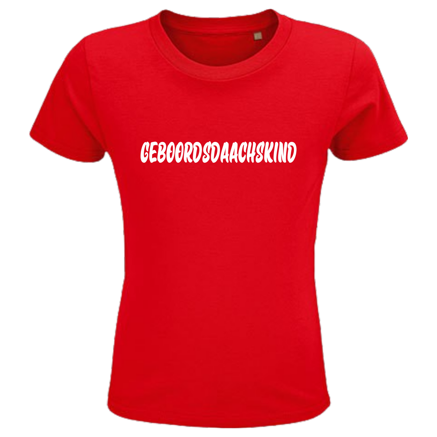 Geboordsdaachskind  Shirt Kids - versch.Farben - Unisex - Weiße Optik