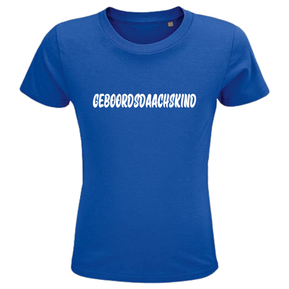 Geboordsdaachskind  Shirt Kids - versch.Farben - Unisex - Weiße Optik