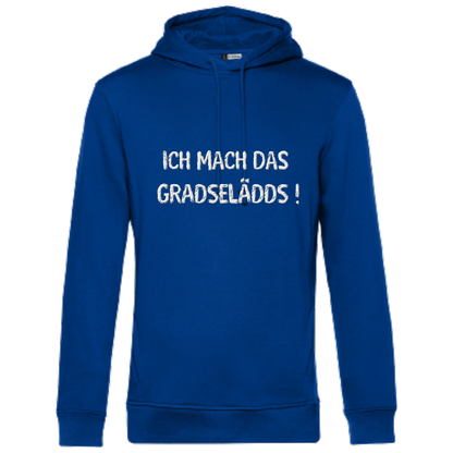 Das mach ich GRADSELÄDDS Hoodie - UNISEX - Weiße Optik