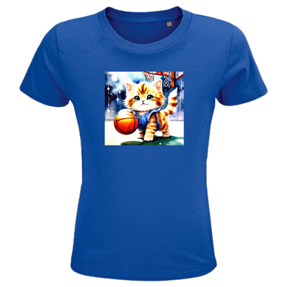 Die Basketballkatze Shirt Kids