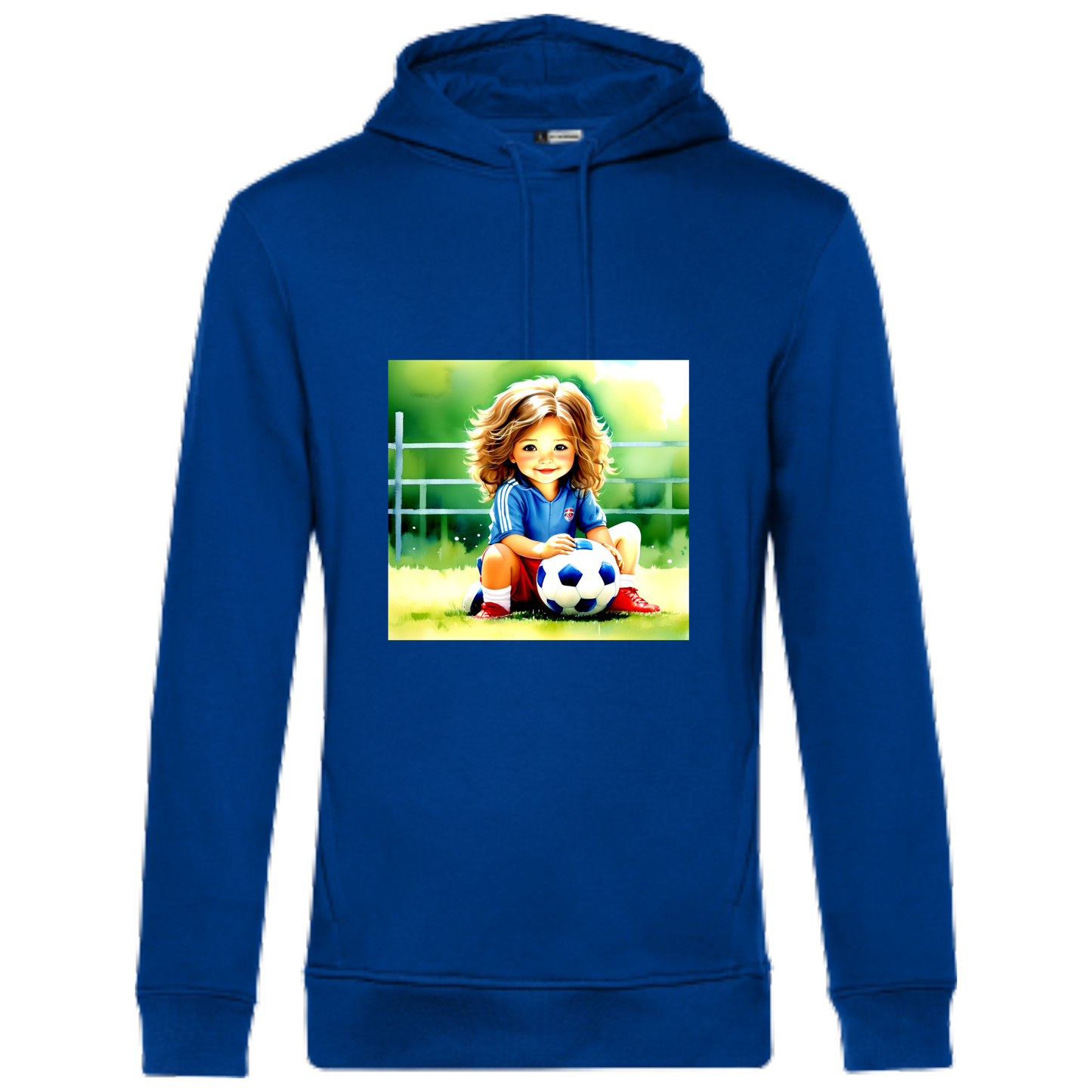 Die Fußballspielerin Hoodie