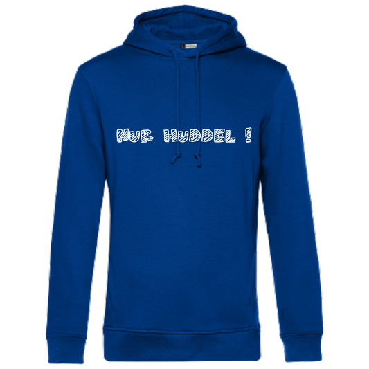 Nur Huddel ! Hoodie - UNISEX - Weiße Optik