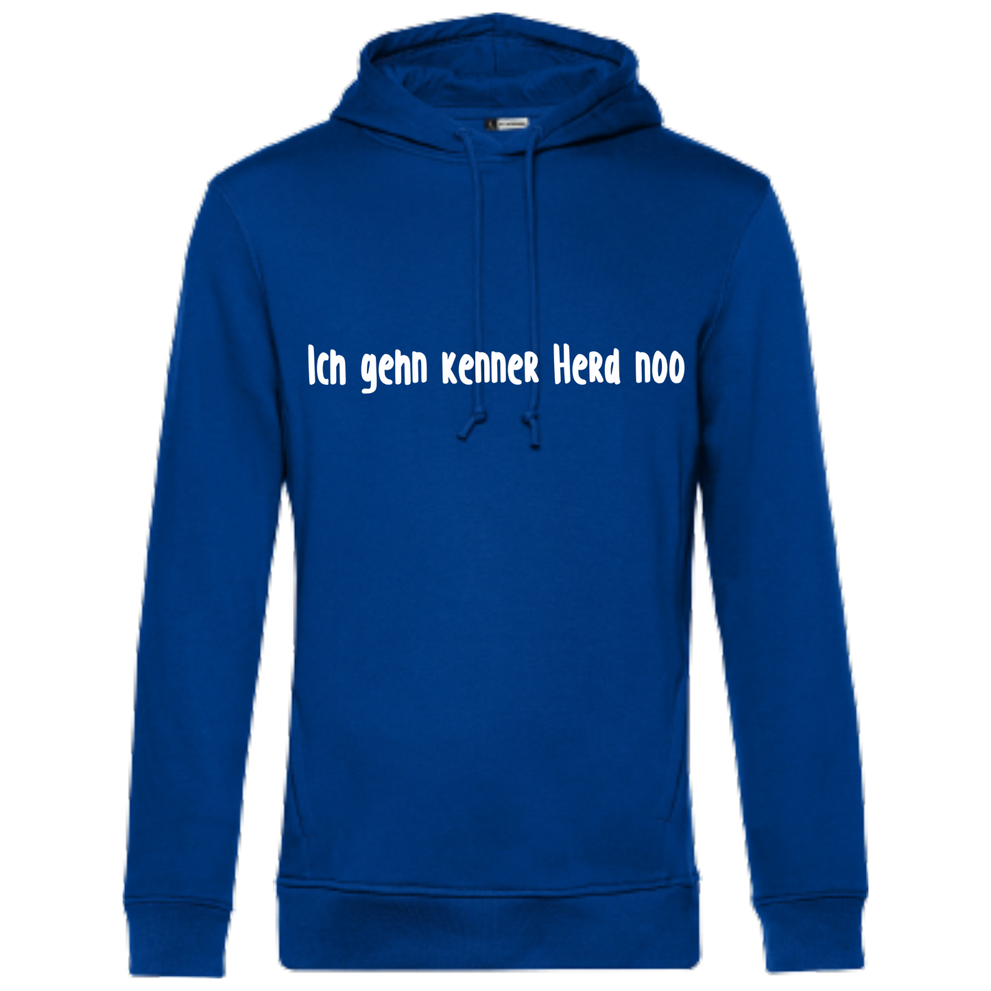 Ich gehn kenner Herd noo Hoodie - UNISEX - Weiße Optik