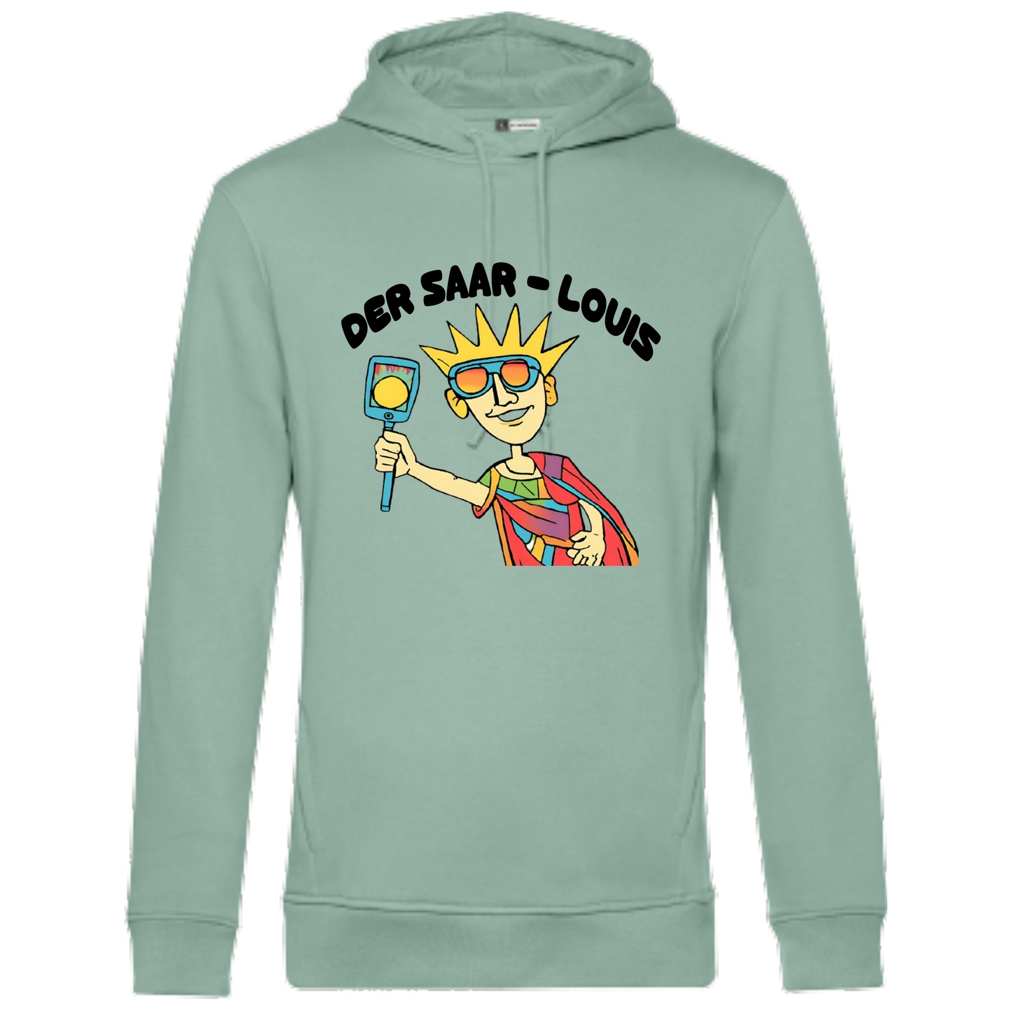 DER SAAR - LOUIS Hoodie - UNISEX - Schwarze Optik