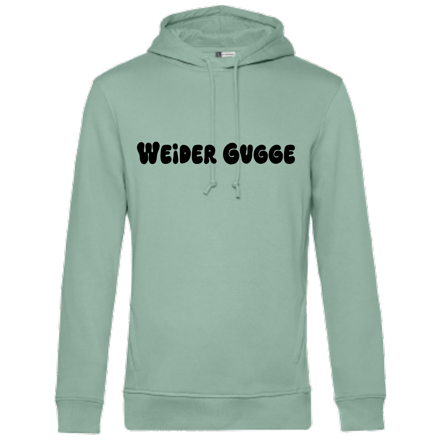 Weider gugge Hoodie - UNISEX - Schwarze Optik