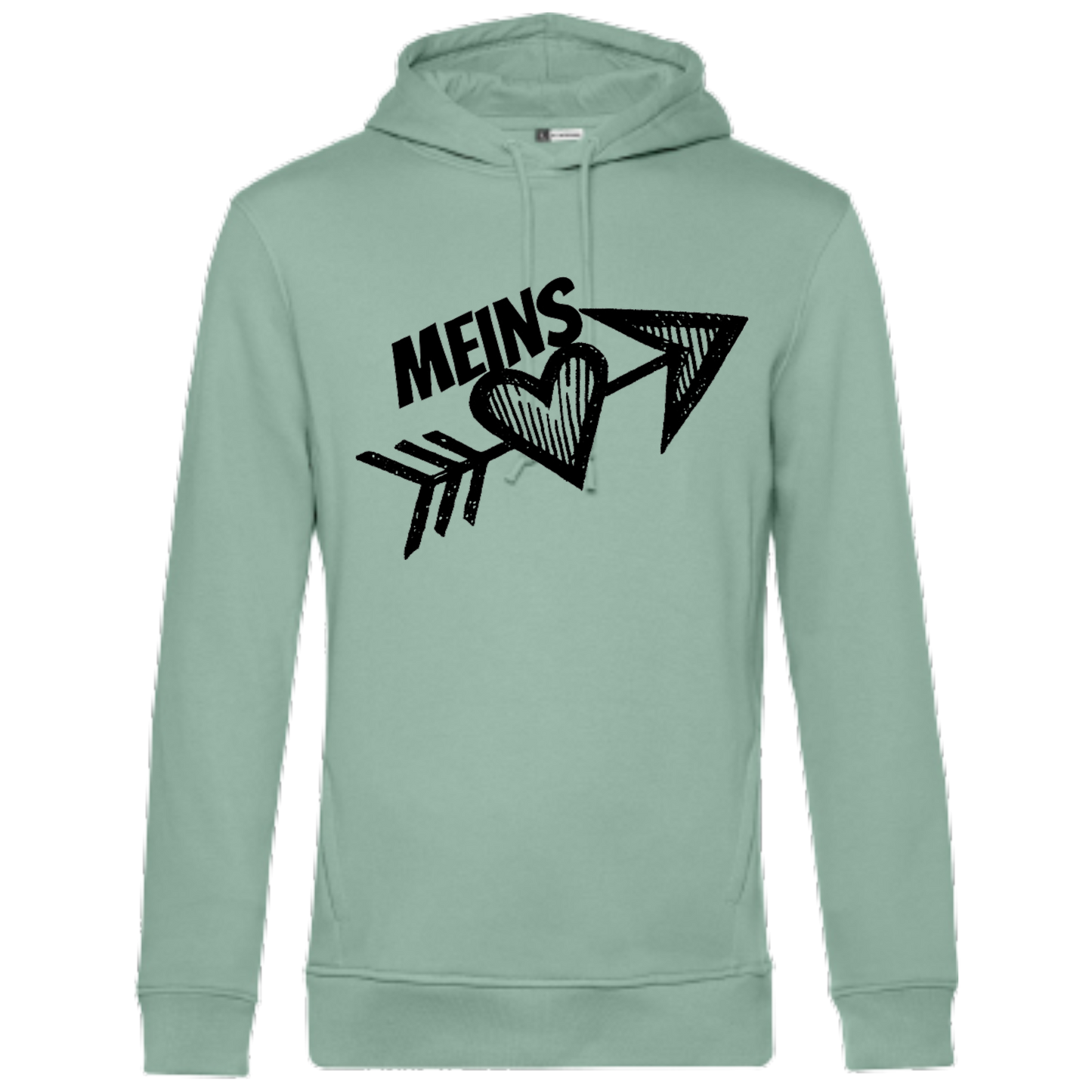 Meins Hoodie - UNISEX - Schwarze Optik