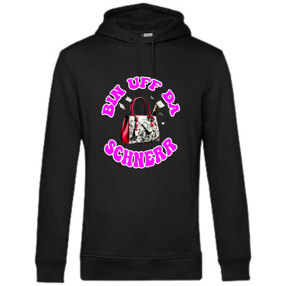 Bin uff da Schnerr Hoodie - UNISEX - Weiße Optik