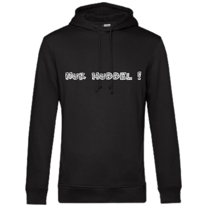 Nur Huddel ! Hoodie - UNISEX - Weiße Optik