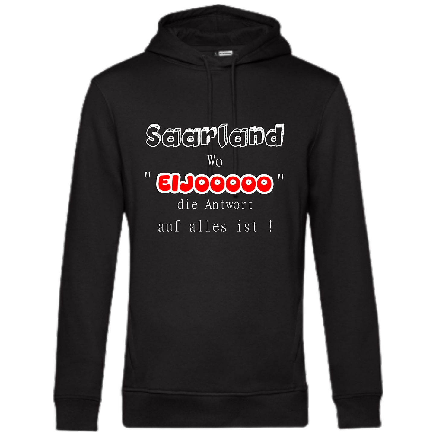 EIJOOOOO Hoodie - UNISEX - Weiße Optik