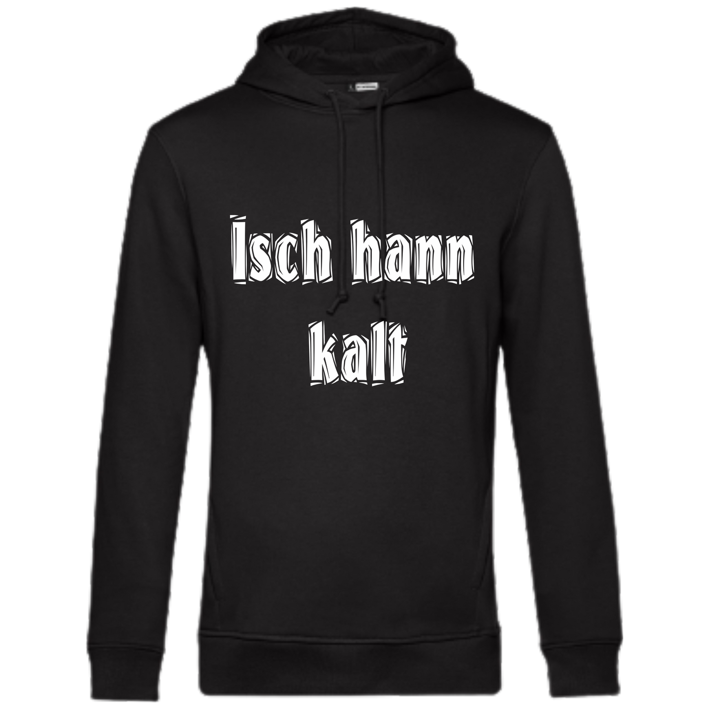 Isch hann kalt Hoodie - UNISEX - Weiße Optik