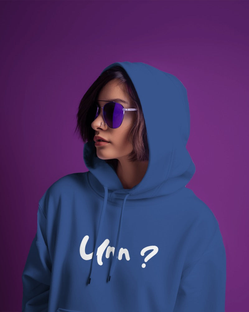 Unn ? Hoodie - UNISEX - Weiße Optik