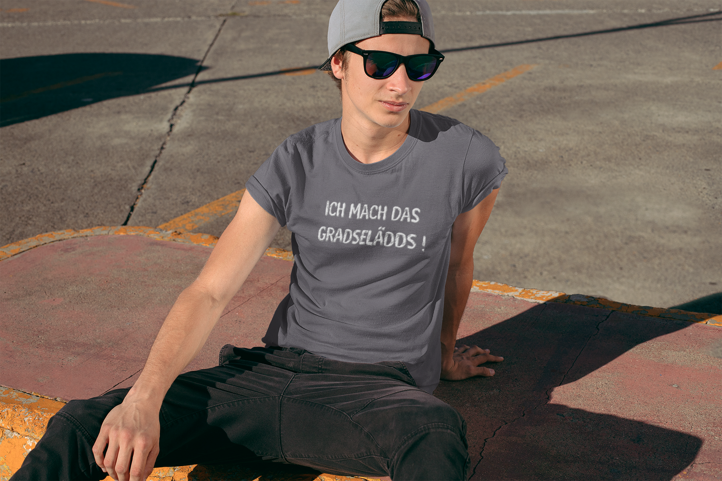 Das mach ich GRADESELÄDDS Shirt - UNISEX - weiße Optik