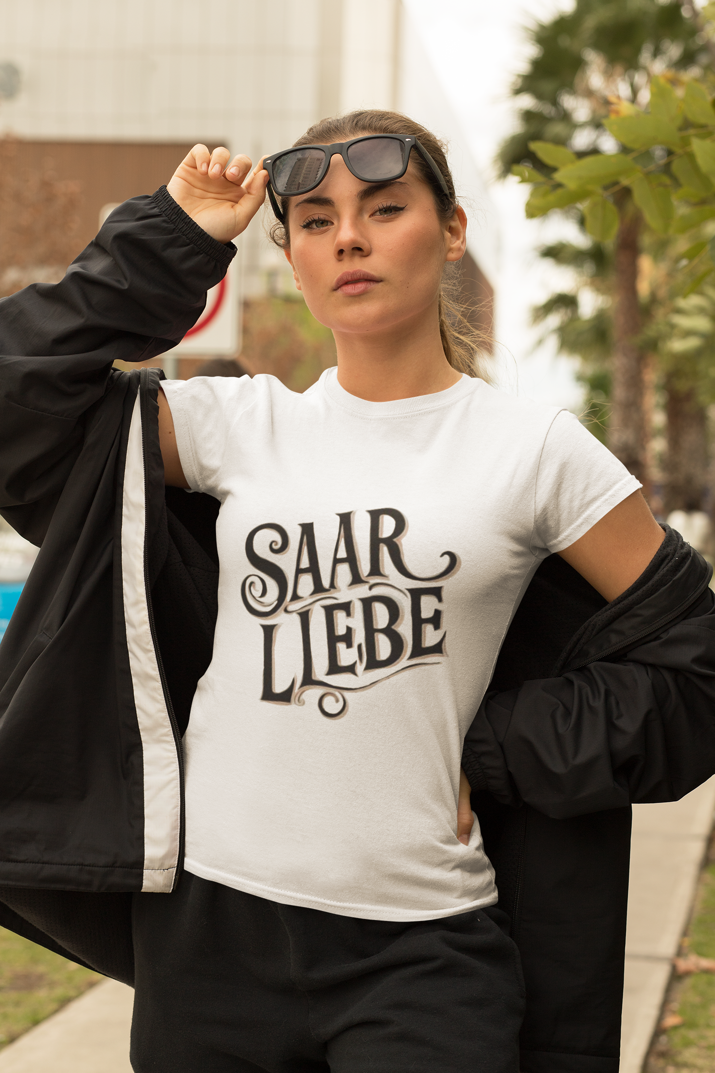 Saarliebe Shirt - schwarze Optik