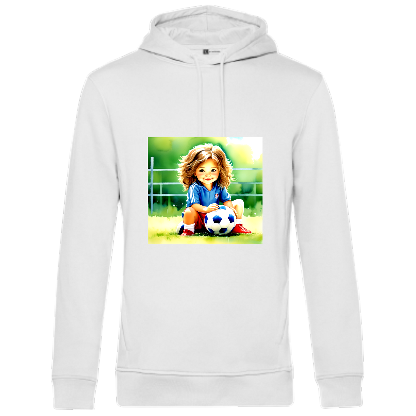 Die Fußballspielerin Hoodie