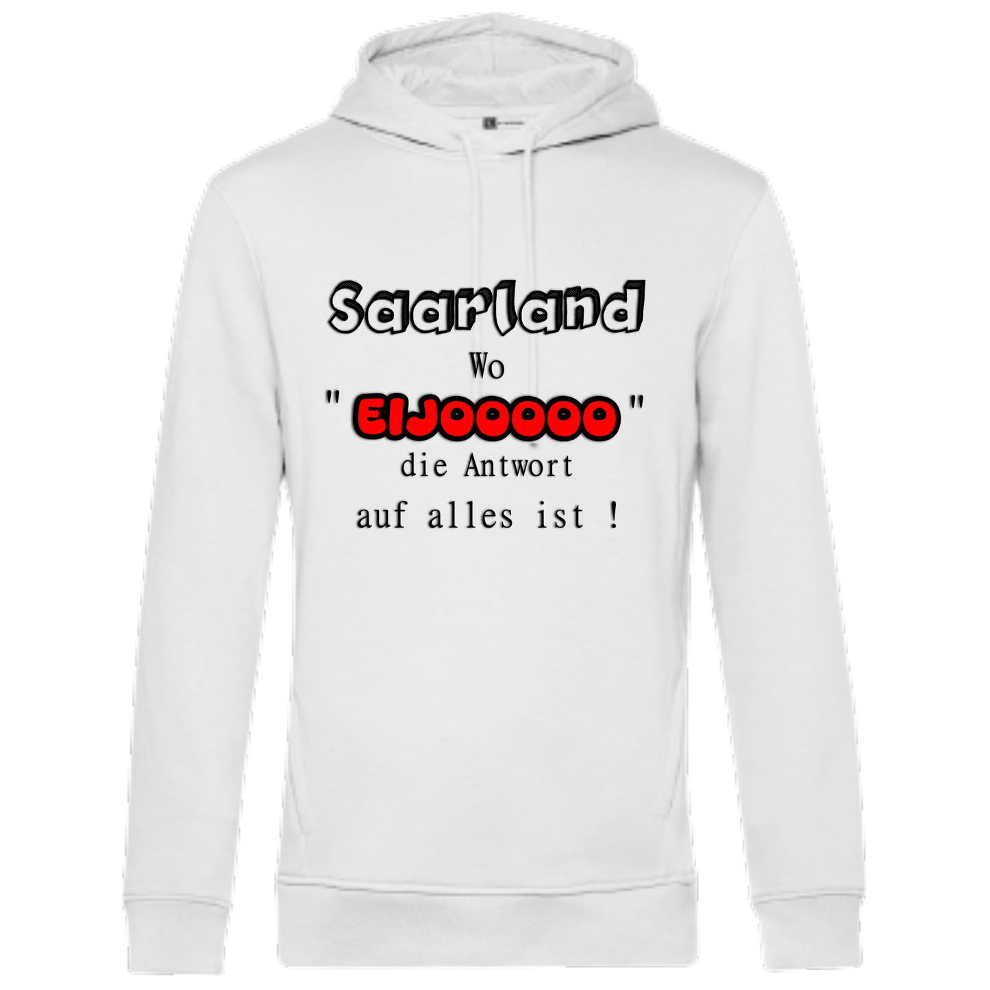 EIJOOOOO Hoodie - UNISEX - Schwarze Optik