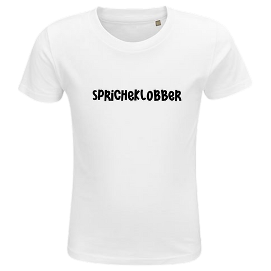 Spricheklobber Shirt Kids - versch.Farben - Unisex - Schwarze Optik